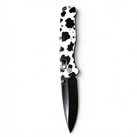 Couteau pliant EDC multifonctionnel G10 avec lame en acier 3Cr13 pour le camping, la randonnée et les activités de plein air