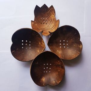 จานสบู่กะลามะพร้าวหลากหลายชนิดอุปกรณ์เสริมในห้องน้ำที่ใส่สบู่ส่งออกจากเวียดนาม - Product Image 5