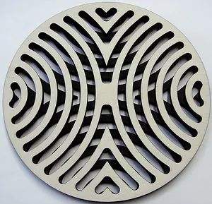 Posavasos personalizado moderno respetuoso con el medio ambiente 3,75 sublimación Hardboard Mdf Squarestone con posavasos trasero de corcho - Product Image 6