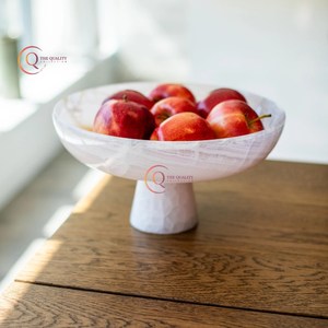 ชามเสิร์ฟอาหารหินอ่อนทำด้วยมือสไตล์ญี่ปุ่นรูปทรงกลมดูดีบนโต๊ะสำหรับงานแต่งงาน - Product Image 5