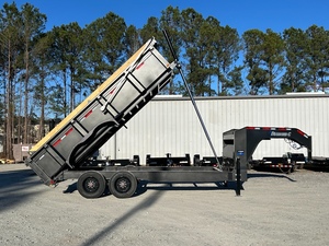 Remolque Volquete Telescópico 7x16 con Bomba y Caja de Cambios # Ejes de 10K # Carga útil multifuncional de 15 990 kg - Product Image 5