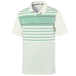 T-shirts de golf à manches courtes imprimés par sublimation pour homme Polos respirants en tissu polyester Offre Spéciale à séchage rapide OEM de grande taille - Product Image 6