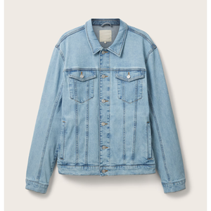 Veste en jean élégante pour hommes avec col montant 100% coton dernière conception de qualité prix de gros - Product Image 1