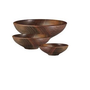 Wooden <b>Bowls</b> for Serving Mixing <b>Salad</b> Soup Handmade Customized Sustainable Acacia <b>Wood</b> <b>Salad</b> <b>Bowl</b> Soup Fruit <b>Bowl</b> - Product Image 5