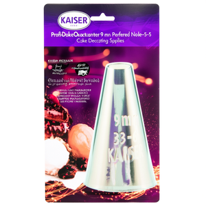 KAISER ProfiDekoCenter 9 mm Perforated Nozzle-5 Pack <b>Cake</b> <b>Decorating</b> <b>Supplies</b> - Product Image 3