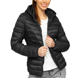 Winter Streetwear Classic Women's Puffer Jackets Coats Custom Color Dyed Zipper <b>up</b> Loose Fit Women's Puffer Jackets - Product Image 1