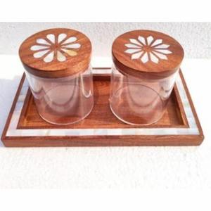 Nuevo Diseño, Juego de Bandejas de Madera con Incrustaciones de Nácar Hechas a Mano, Tamaño Personalizado, Regalo de Ramadán, Caja de Acrílico con Tapa, Caja para Chocolates - Product Image 5