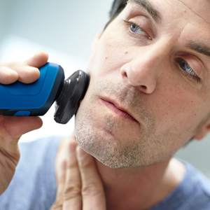 Afeitadora Inalámbrica Impermeable IPX7, Cuchillas 360° para Uso en Seco y Húmedo, Cabezales de Contorno, Recortadora de Precisión, Afeitadora Eléctrica 3 en 1 para Rostro - Product Image 5