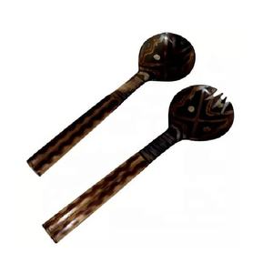 Ensemble de cuillères à salade corne de cuisine OEM espace de noël personnalisé saint-valentin Business bébé cadeau de ramadan personnalisé - Product Image 1