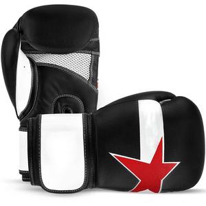 Gants de boxe Muay Thai en cuir véritable pour hommes, de qualité supérieure, pour adultes - Product Image 2