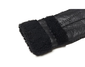 Gants d'hiver en cuir véritable et fourrure de lapin pour femme, mitaines chauffantes pour fêtes, sports, cyclisme et activités quotidiennes en extérieur – Vente en gros - Product Image 3