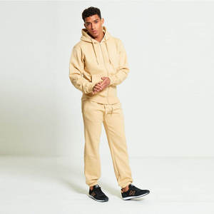 Chándales de algodón 100% de Pakistán, chándal de dos piezas de algodón/poliéster con logotipo personalizado de alta calidad para hombre, chándal de Color sólido - Product Image 3