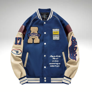 Vente en gros de veste universitaire en tissu véritable de haute qualité pour hommes, design tendance, veste d'hiver personnalisable en vente à bas prix - Product Image 4