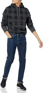 Venta caliente personalizado de calidad superior de los hombres Sherpa-Lined Pullover Heavyweight Fleece Sudadera con capucha para hombres - Product Image 5