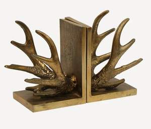 Serre-livres décoratifs en métal robuste faits à la main pour le bureau, la maison, la bibliothèque, l'étagère, l'organisateur de bureau, l'affichage - Product Image 1