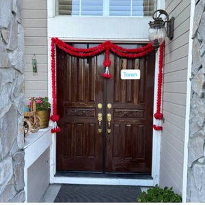 Toran Bandarwal Artificielle Marigold Fleur De Mariage Décoration Nouveau Décor À La Maison Tenture Murale De Noël Nouvel An Diwali Party String - Product Image 3