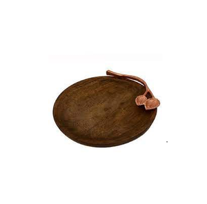 Rustic Natural Wooden <b>Bowl</b> Brass Handle <b>With</b> <b>Lid</b> and Handmade Fruit Round <b>Bowl</b> and Shinny Polished <b>With</b> Sale - Product Image 6