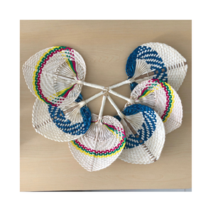 Abanico de bambú de Color Natural artesanal vietnamita tradicional, venta al por Mayor de verano, ventilador de pared de bambú Natural hecho a mano - Product Image 3