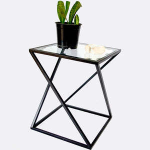 Table d'appoint abordable de haute qualité en métal moderne avec cadre noir Décoration de mariage pour restaurant et maison - Product Image 2