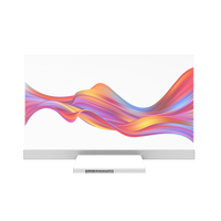 Écran transparent OLED de bureau intérieur de 55 pouces Système tactile à 10 points Interaction homme-ordinateur précise Agence d'animation de texte