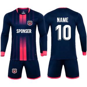 Soccer Jersey Set for Men Kids Soccer Tracksuit Jersey Kit Quick Drying Breathable Man Children Team <b>Training</b> <b>Football</b> Uniform - Product Image 4