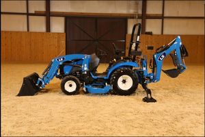 Mini-tracteur LS 2024 de haute qualité, 27 chevaux, avec chargeur frontal et pelle arrière, électrique, 4 temps - Product Image 4