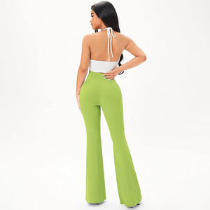 Meilleures ventes Pantalons évasés pour femmes Logo personnalisé Qualité supérieure Fabriqué à partir des meilleurs matériaux Modèle d'hiver - Product Image 2