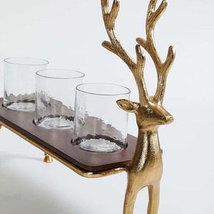 Metal Reindeer Votive <b>Holder</b> Classic Design for Home and Office Decor Wedding Party Events Decorative made india wholesale - Product Image 5
