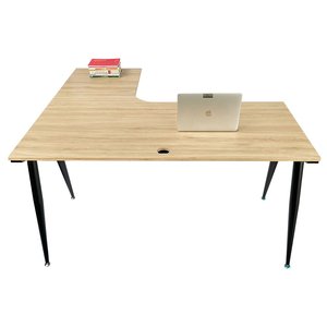Escritorio Moderno en Forma de L para Portátil, de Madera, 140x120cm, Ajustable y Extensible, HBCO042 - Product Image 2