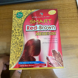 Tinte para el Cabello para Mujeres - Coloración Permanente de Larga Duración, 100% Cobertura de Canas, Polvo de Mehndi Halal de Grado ISO - Product Image 1