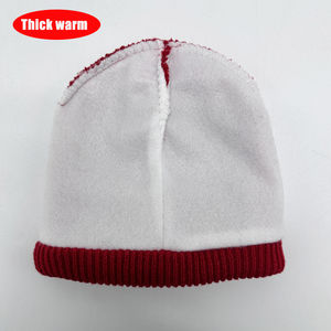 promotionWholesale <b>Beanie</b> Hats Custom Logo Plain Color Unisex Knitted Cuff Winter <b>Beanie</b> Hat - Product Image 3