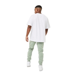 Custom Logo Heavyweight 100% Cotton Men's <b>T</b>-<b>Shirt</b> High Quality <b>Thick</b> Oversized Blank Top for Outdoor Activities - Product Image 2