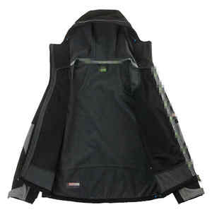 Veste en jean décontractée vintage pour homme avec col montant et capuche, adaptée à l'hiver - Product Image 3