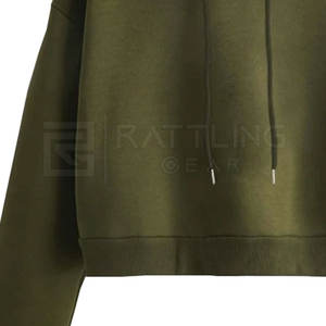 Sweat à capuche de qualité supérieure pour femmes, confortable, vente chaude pour la saison d'hiver, design doublé avec col à capuche court - Product Image 6