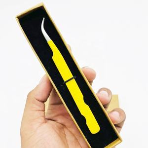Pinzas Profesionales de Acero Inoxidable Sólido de Primera Calidad para Extensión de Pestañas, Hechas a Mano, con Punta Puntiaguda, para Cuidado Personal - Product Image 2