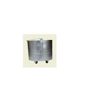 Galvanized <b>mop</b> <b>bucket</b> with industrial strength durability for commercial heavy duty cleaning and sanitation tasks - Product Image 6