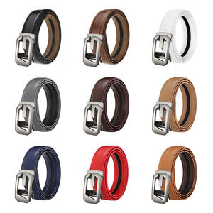 Nouvelle ceinture pour homme en cuir véritable, mode personnalisée, luxe, décontractée, affaires, boucle automatique réglable - Product Image 4