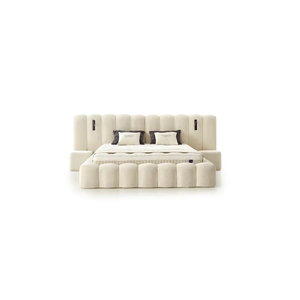 Juego de Cama Ajustable Resistente Rihanna Soft Bed con Cabecera Iluminada y Almacenamiento, Tamaño Individual, Incluye Mesita de Noche, Diseño Moderno - Product Image 1