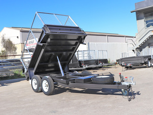 Alta calidad barato 3 ejes 40 metros cúbicos volquete semirremolque hidráulico remolque basculante trasero para la venta - Product Image 4