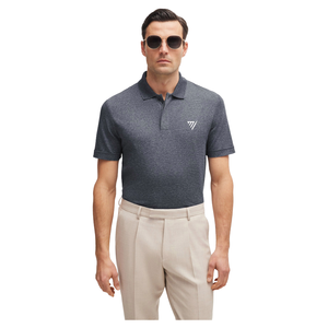 Algodón orgánico al por mayor logotipo bordado hombres mujeres logotipo bordado liso básico Golf para Polo camisa corta antiarrugas - Product Image 1