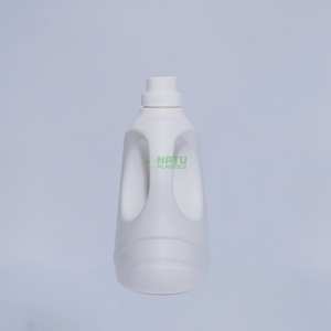 Bouteille en HDPE vide personnalisée de 3,2 L bleue, rose et blanche pour détergent liquide, emballage de bouteille de détergent en plastique avec couvercles - Product Image 3