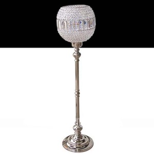 Ensemble de 2 lustres en cristal pour la décoration de noël, lustre argenté au Design élégant pour centre de table de mariage - Product Image 2