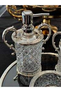 Juego de Baño Redondo de Cuatro Piezas de Resina y Madera de Diseño Moderno y Ecológico, Paquete Personalizado KRAFT WORLD para Uso en Hoteles y Hogares - Product Image 5