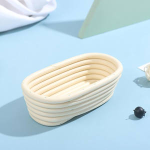 Produit panier rond en rotin à motif en spirale les formes brossées sont fabriquées à partir d'ingrédients complètement naturels - Product Image 5