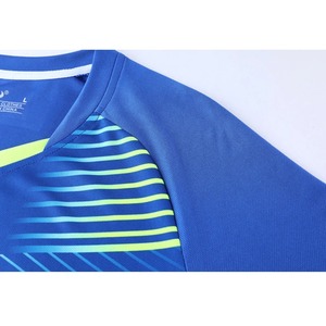 Nouveau adulte Badminton uniforme famille ensemble hommes Tennis de Table volley-ball à manches courtes Spandex/Polyester t-shirts équipe course Fitness - Product Image 6