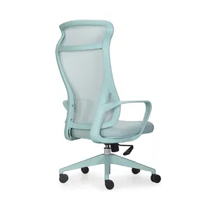 Swivel mesh chair with castor furniture swivel adjustable chair office 360 degree