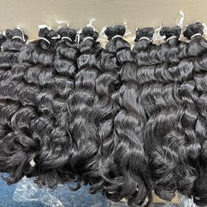 ผมธรรมชาติหยักศกสองชั้นเพื่อให้นุ่มสลวยผมคนกัมพูชา100% - Product Image 3