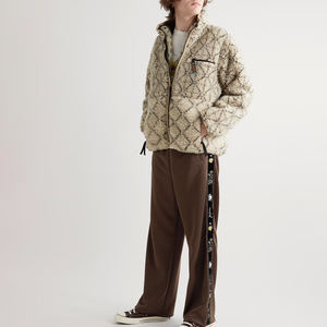 2024 pantalons de survêtement décontractés à motif droit pour hommes de haute qualité pantalons de survêtement évasés empilés avec conception de peinture Patchwork élastique - Product Image 4