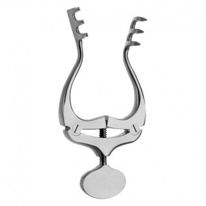 Jansen Mastoid Retractor ใบมีดรักษาฟันแบบทื่อ,การผ่าตัดทางการแพทย์3ฟัน3ซี่115มม. สแตนเลส CE ISO - Product Image 1