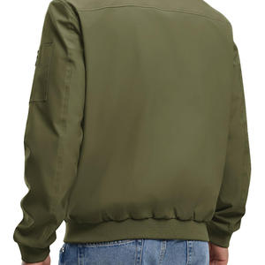 Chaqueta Bomber para Hombre al por Mayor OEM, Diseño Clásico, Chaqueta Cortavientos Ligera para Hombre - Product Image 3